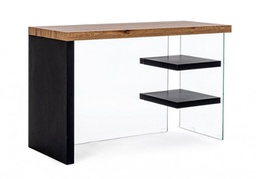 [B0734007] Scrivania 2M Line Wood Nero 120X50  