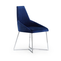 [EFFEZ94628] Sedia Enzio tessuto blu parliament EFFEZ