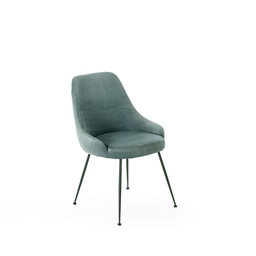 [OM/395/VA] 4xSedia in microfibra 48.5cm x 49.5cm H. 80cm