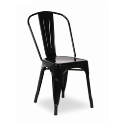 [1939050] Sedia nero opaco in metallo Bengala