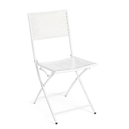[333275] Sedia pieghevole Wendy colore bianco Bizzotto