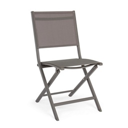 [1916067] Sedia pieghevole alluminio arredo giardino Elin Ciok cm 47 x 57 x 88