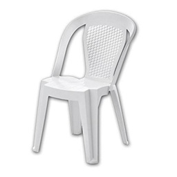 [1918559] Sedia poltrona da giardino Sofia Bistrot colore bianco Dimaplast