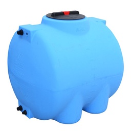 [DFLEX-349-ECHL-1000] Serbatoio in polietilene azzurro orizzontale 1000lt