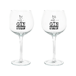 [20003724] Set 2 Calici Gin Tonic In Vetro Trasparente Cc580 Linea Let'S Party