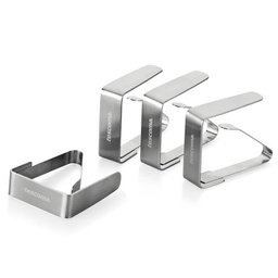 [2004769] Set 4 pz Clip Fermatovaglia in acciaio Presto