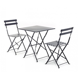 [2001408] Set Bistrot antracite Salmar