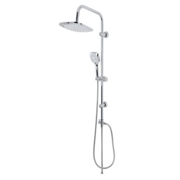 [BR718016] Set Colonna Doccia in Acciaio Cromato Tondo