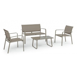[B0662997] Set da giardino tortora Bizzotto pz 4