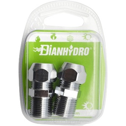 [1946755] Set di 2 Nipples Bicono Cromati per Cannette, Confezionati in Blister