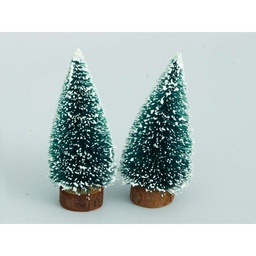 [1932455] Set due alberini natale da decoro presepe cm 10