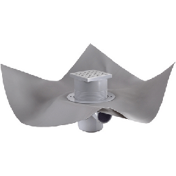 [DFLEX-370-T271-481] Set per doccia a pavimento &quot;Gully Q&quot; con griglia e foglio tea