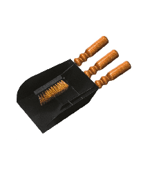 [AF776] Set pulizia camino 3 pz Dino 34x18x5h cm