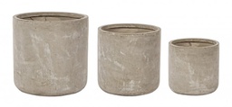 [B0790564] Set3 Vaso Cement Cil Sabbia  