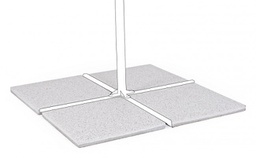 [B0795657] Set4 Marmette 50X50 20Kg Cemento Mix Bia - 