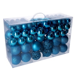[V6162290000] Sfera plastica confezione 100 pezzi azzurro cmø4,6,8