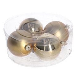 [V6178640000] Sfera vetro cmø10 confezione da 4pz oro