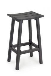 [B0662434] Sgabello Bar skipper Nero h71cm