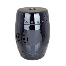 [B0740024] Sgabello Sfinge Blues in ceramica