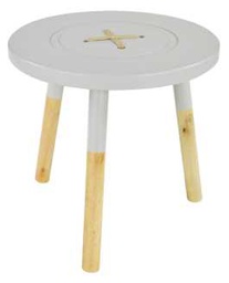 [V9181820000] Sgabello grigio bottone kb-7609b