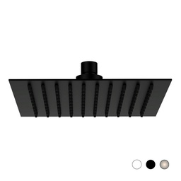 [DFLEX-110-RU357Q-NO30] Soffione slim quadro nero opaco 30x30 cm