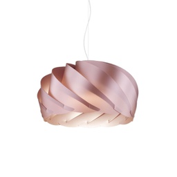 [GL/S/55/PKM] Sospensione 2 Luci in Metallo Cromato Cm. 55 x 52h