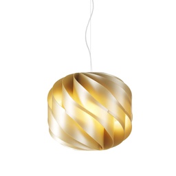 [GL/S/72/NGLD] Sospensione 3 Luci New Gold in Metallo Cromato Cm. 72 x 70