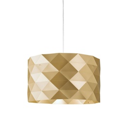 [PRISMA/S3/40/NGLD] Sospensione 3 Luci New Gold in Metallo cromato cm. 40 x 25 h