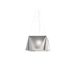 [WANDA/S3/60/SVR] Sospensione 3 Luci Silver in Metallo Cromato Cm. 59 x 31h