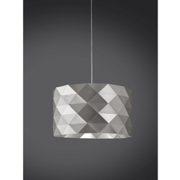 [PRISMA/S5/40/SVR] Sospensione 5 Luci Silver in Metallo cromato Cm. 40 x 25 h