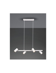 [TRIO302400431] Sospensione Bianca 4 Faretti Spot GU10 Orientabili Marley Trio Lighting