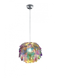 [TRIOR30401069] Sospensione Clover Cromo Pigna Multicolor Ø40 cm Trio Lighting