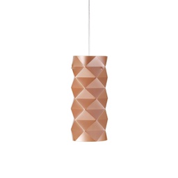 [PRISMA/S/13/COP] Sospensione Copper in Metallo Cm. 13 x 32h