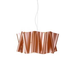 [FOLIO/S/50/COP] Sospensione Copper in Metallo Cromato Cm. 50 x 27h