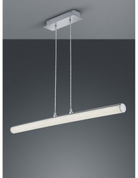 [TRIOR32571100] Sospensione Cromo Moderna Design Tubo Led RGBW Leia Trio Lighting