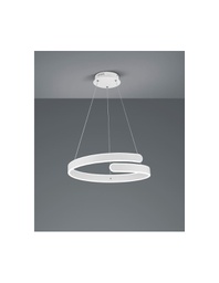 [TRIOR37071131] Sospensione Design Spirale Led Dimmer 4000k Parma Bianco Trio Lighting