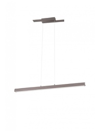 [TRIO375510407] Sospensione Doppia Emissione Led Belfast Acciaio Trio Lighting