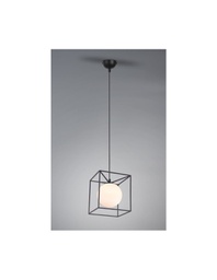 [TRIOR30401032] Sospensione Gabbia 1xE27 Nero Opaco Trio Lighting