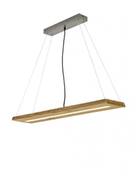 [TRIO323710130] Sospensione Led Brad Rettangolare Legno Naturale Trio Lighting