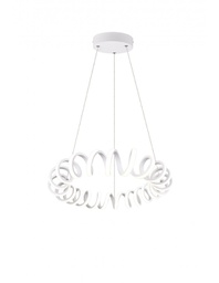 [TRIO325110131] Sospensione Led Curl Ricciolo Bianco per Soggiorno Trio Lighting