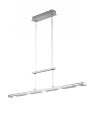 [TRIO379190707] Sospensione Moderna Led Sopra e Sotto Lacal Nichel Trio Lighting