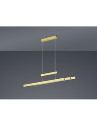 [TRIO375310508] Sospensione Moderna Trajan Led Touch Dimmerabile Ottone Trio Lighting
