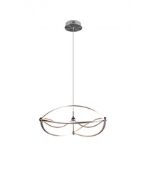 [TRIO321210107] Sospensione Moerna Led 42 w Charivari Ellissi Nichel Trio Lighting