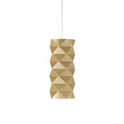 [PRISMA/S/13/NGLD] Sospensione New Gold in Metallo Cromato Cm. 13 x 32h