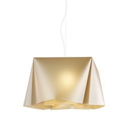 [WANDA/S/45/NGLD] Sospensione New Gold in Metallo Cromato Cm. 45 x 21h