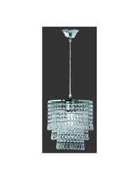 [TRIOR1147-06] Sospensione Orient 1xE27 Cromo Ø25 cm Pendenti Decorativi Trio Lighting