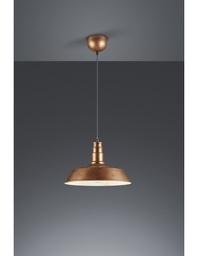[TRIOR30421062] Sospensione Pagoda Will 1xE27 Rame Anticato Ø36 cm Trio Lighting