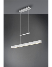 [TRIOR32043105] Sospensione Paros Doppia Emissione Led Dimmerabile Alluminio L90 cm Trio Lighting