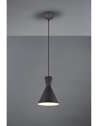 [TRIOR30781032] Sospensione Per Isola Enzo Doppio Cono Nero Trio Lighting
