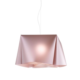 [WANDA/S/45/PKM] Sospensione Pink Metal in Metallo Cromato Cm. 45 x 21h